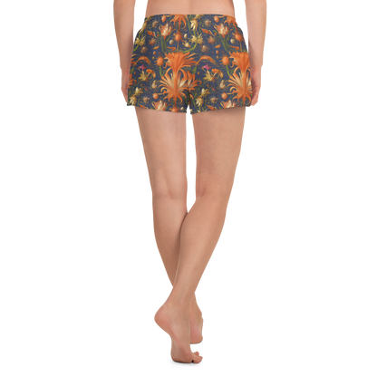 Women’s Athletic Shorts - Stellar Blooms