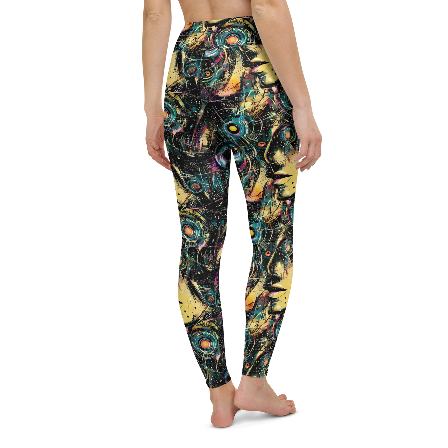 Yoga Leggings - Celestial Echoes