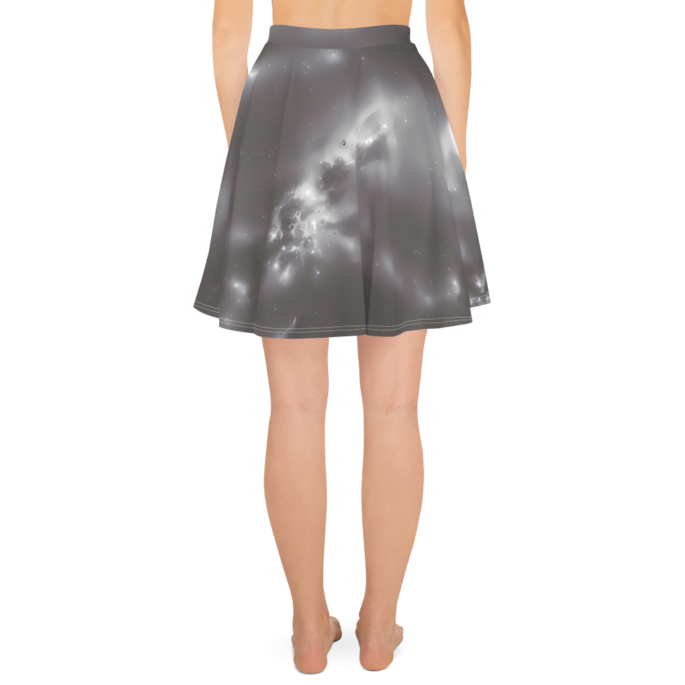 Skater Skirt - Silver Nebula