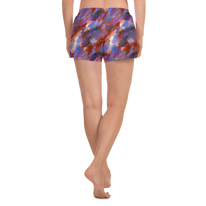 Women’s Athletic Shorts - Celestial Brushstroke