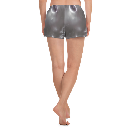 Women’s Athletic Shorts - Silver Nebula