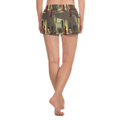 Women’s Athletic Shorts - Surreal Shadows