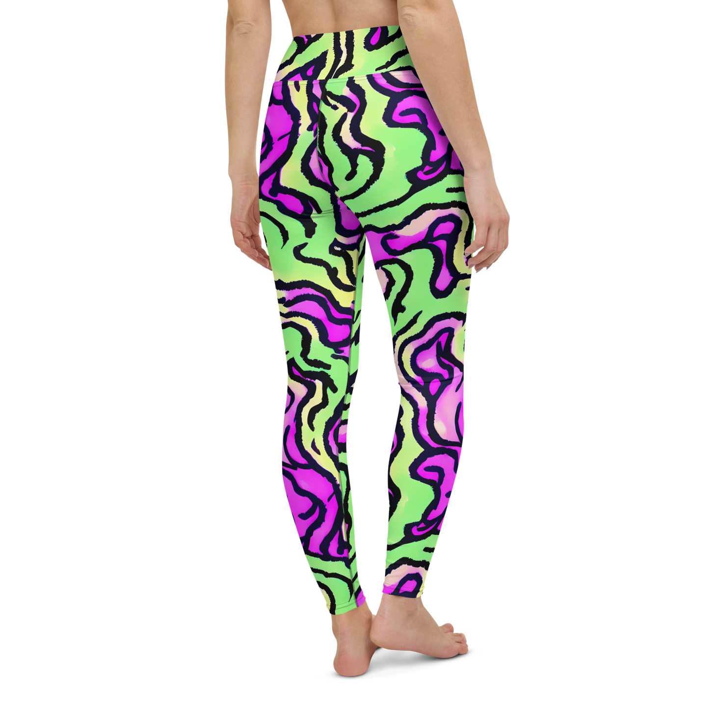 Yoga Leggings - Mintchine Maze