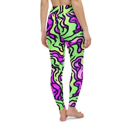 Yoga Leggings - Mintchine Maze