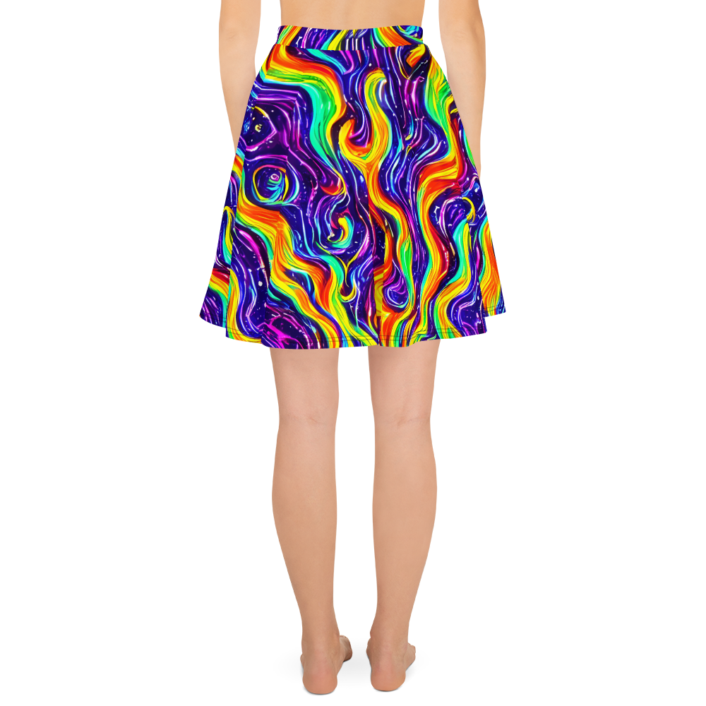 Skater Skirt - Galactic Flames