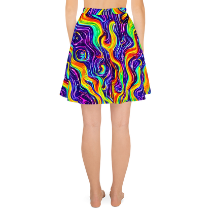 Skater Skirt - Galactic Flames