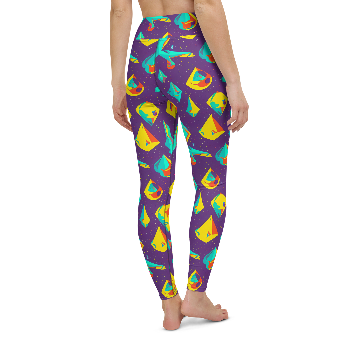 Yoga Leggings - Cascading Prism