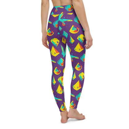 Yoga Leggings - Cascading Prism