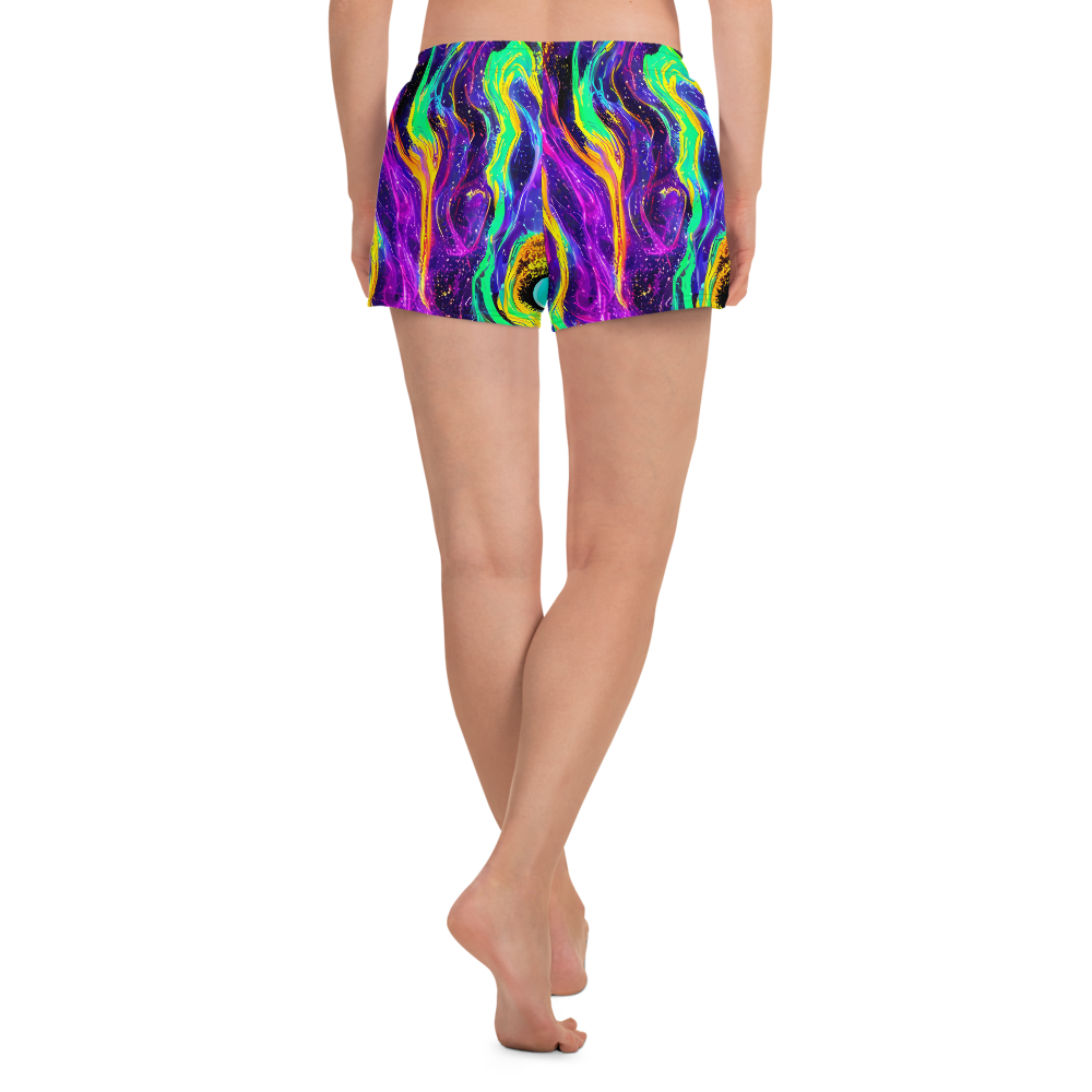 Women’s Athletic Shorts - Jackson Swirl