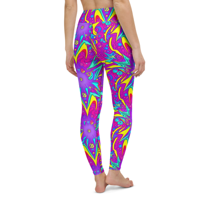 Yoga Leggings - Nebula Radiance