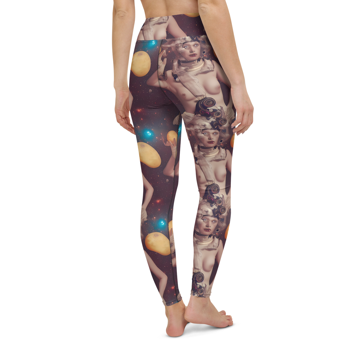 Yoga Leggings - Nebula Siren