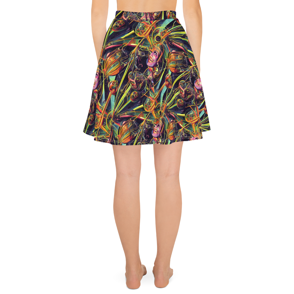 Skater Skirt - Psychedelic Deep Space