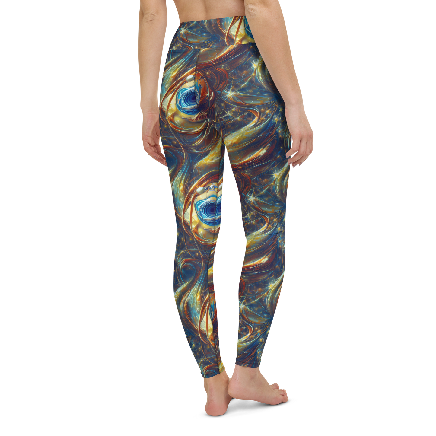 Yoga Leggings - Celestial Vortex