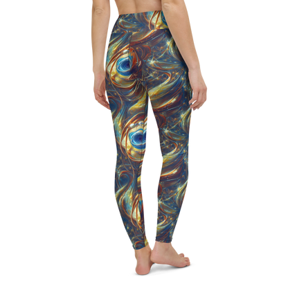 Yoga Leggings - Celestial Vortex