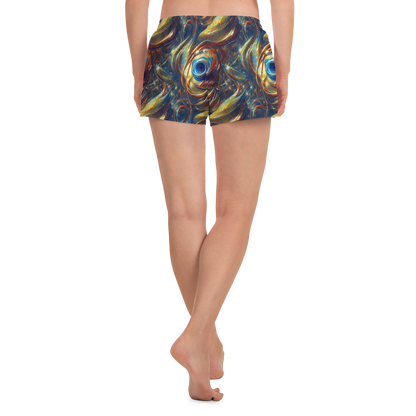 Women’s Athletic Shorts - Celestial Vortex