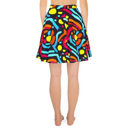 Skater Skirt - Midnight Stream