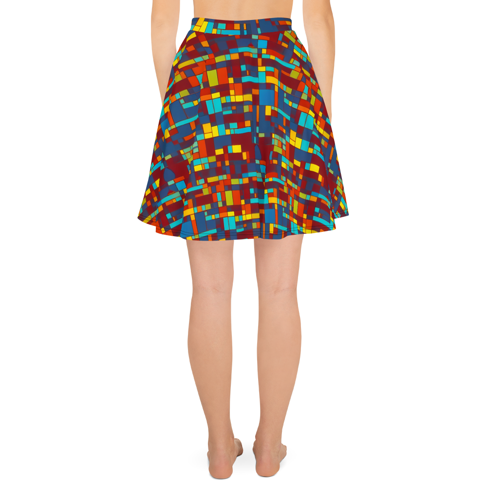 Skater Skirt - Astral Grid