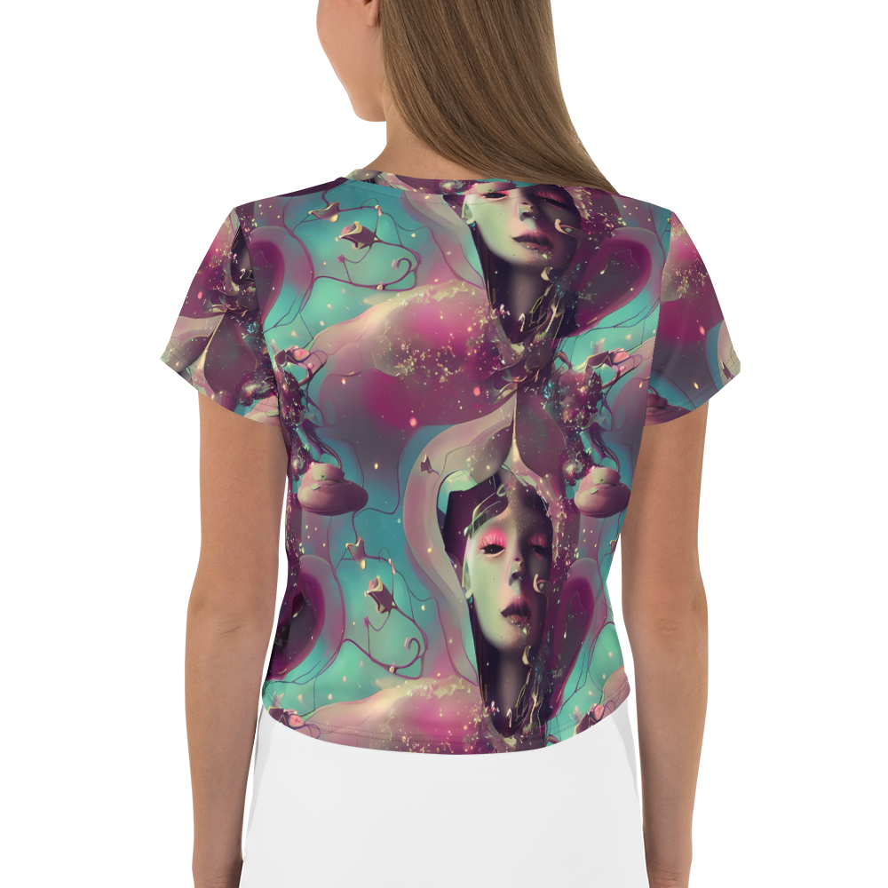 Women's Crop Tee - Nouveau Galaxy