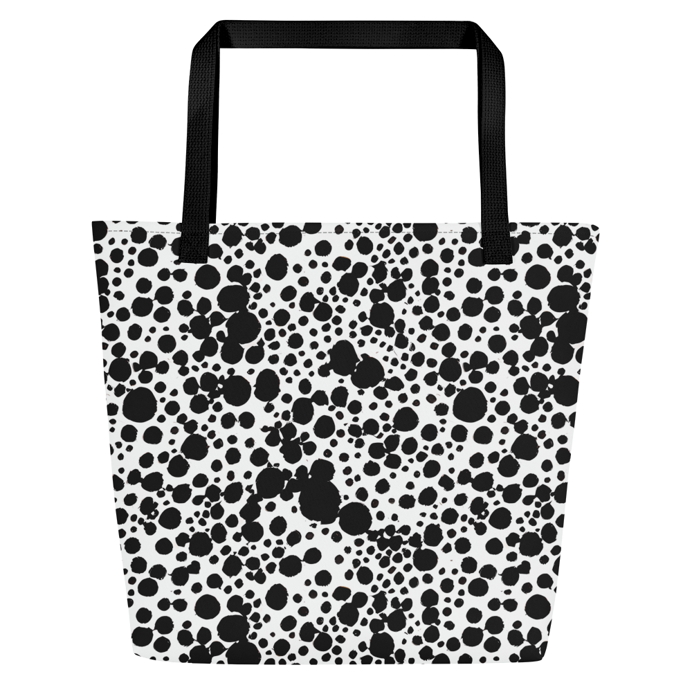 Large Tote Bag w/ Pocket - Dappled Shadow Dance