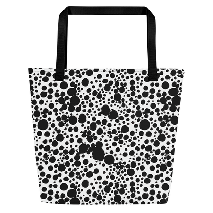 Large Tote Bag w/ Pocket - Dappled Shadow Dance