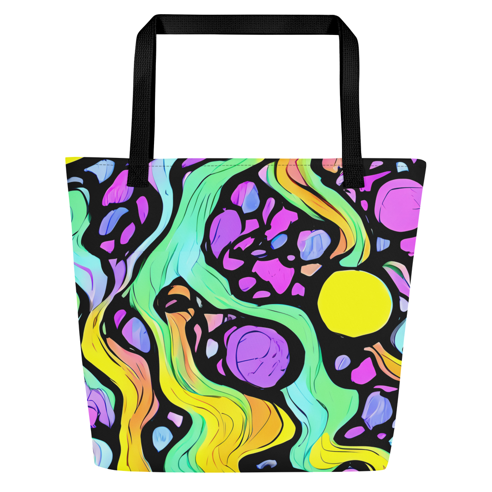 Large Tote Bag w/ Pocket - Sillman Swirl