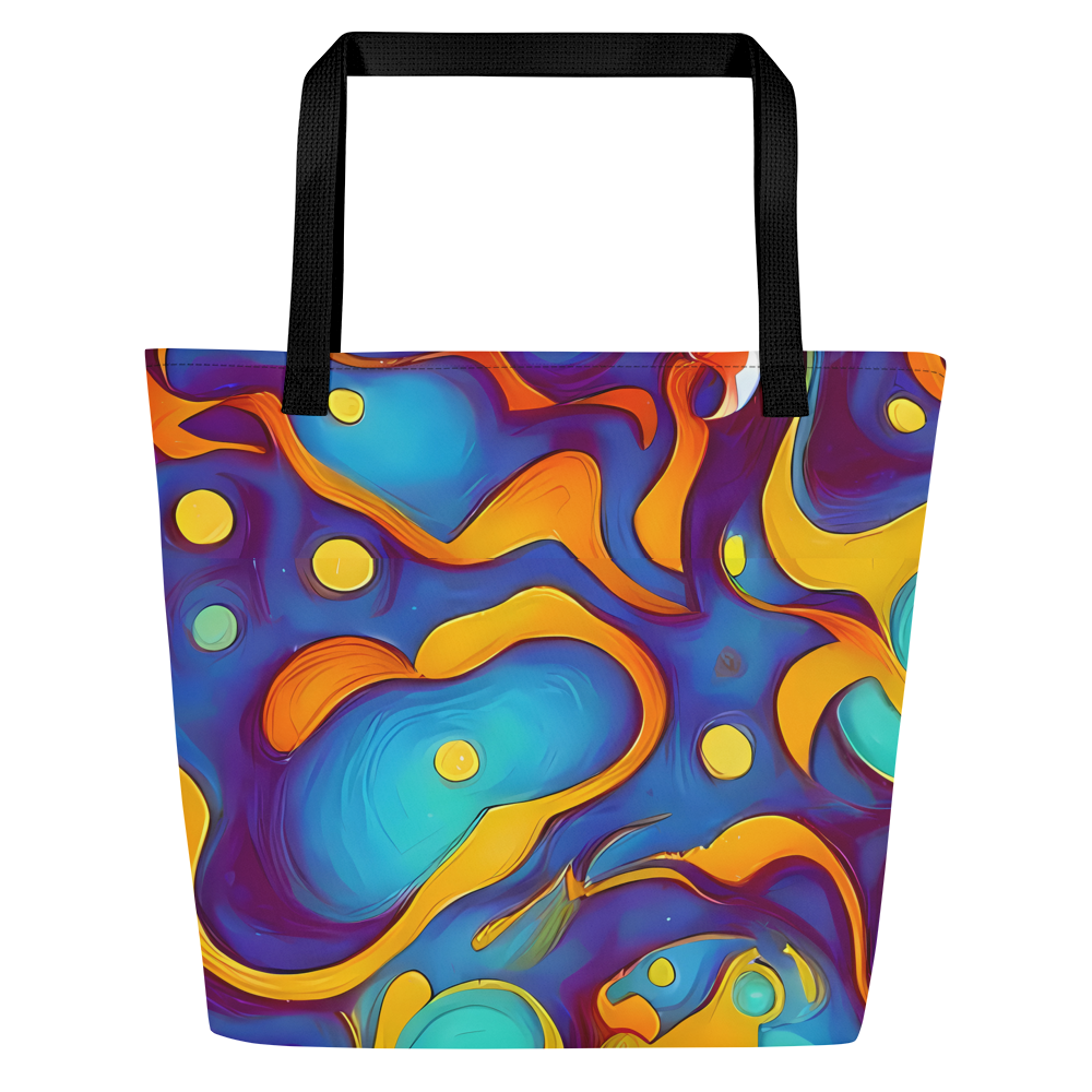 Large Tote Bag w/ Pocket - Pelton Swirl