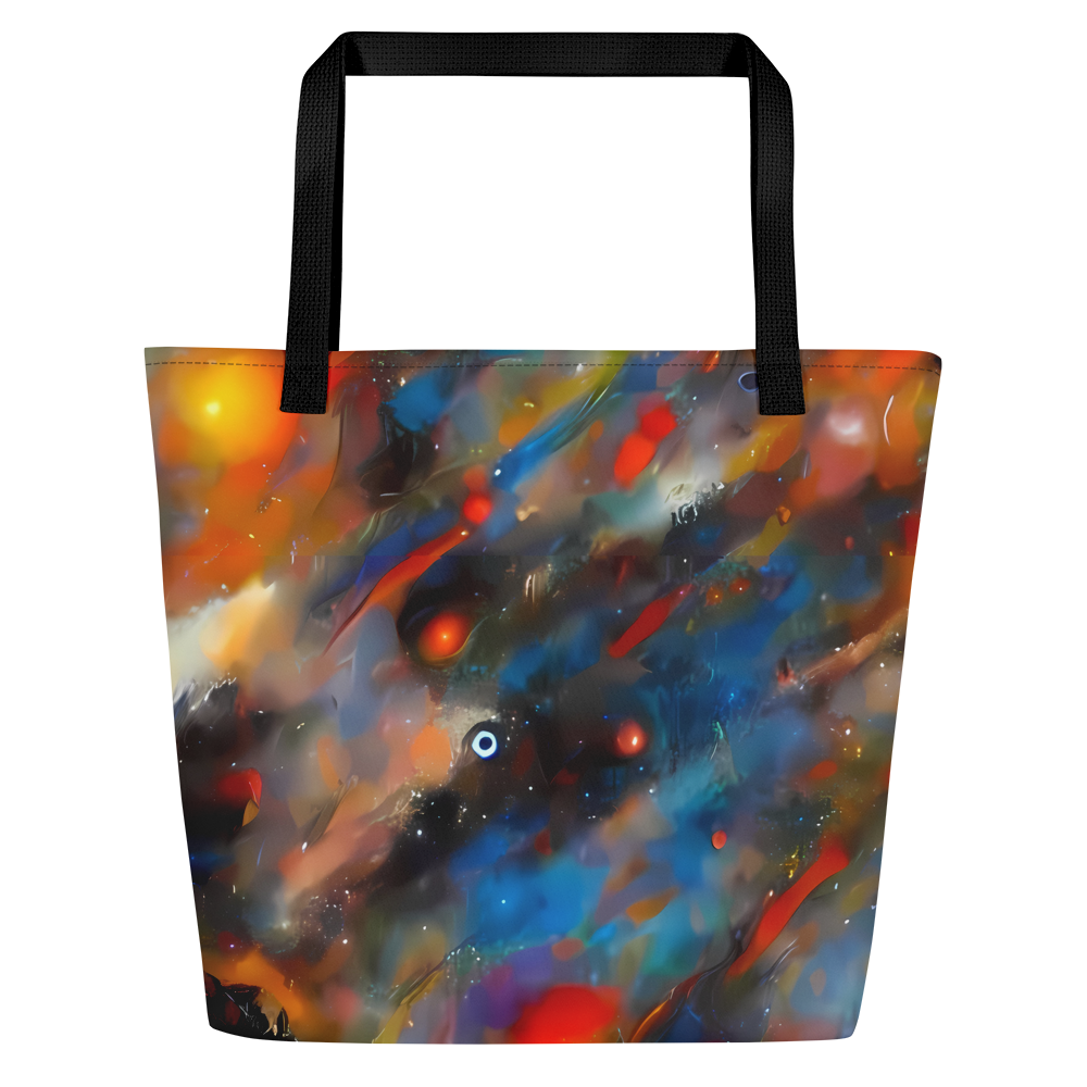 Large Tote Bag w/ Pocket - Ethereal Eclat