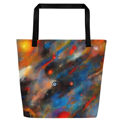 Large Tote Bag w/ Pocket - Ethereal Eclat