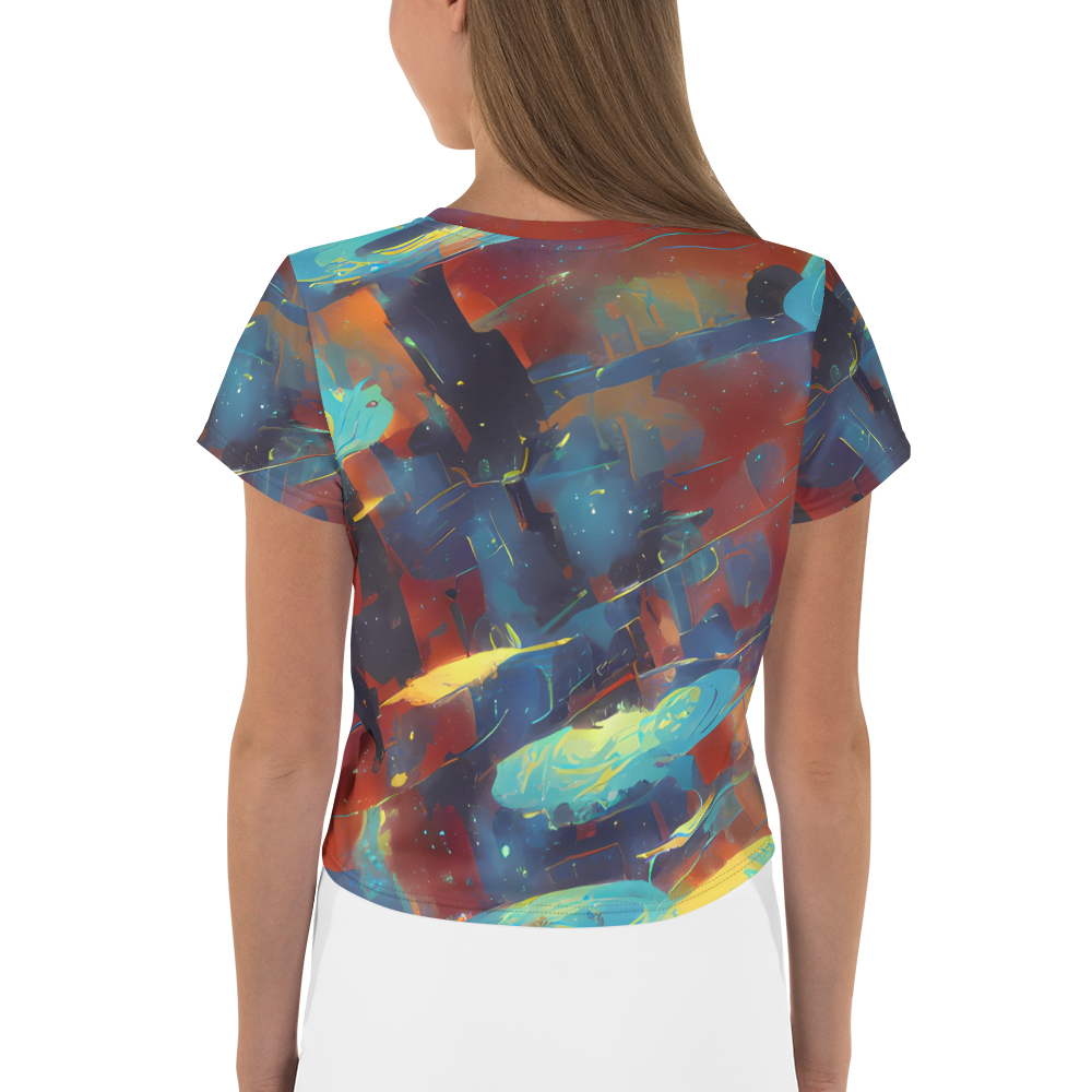 Women's Crop Tee - Journey Through Infinity