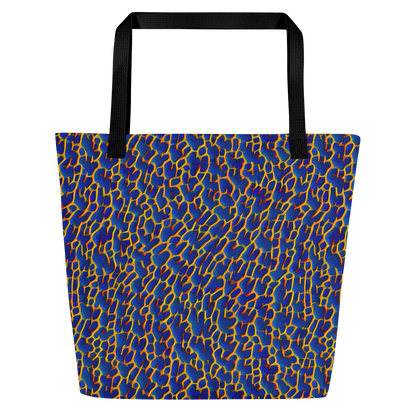 Large Tote Bag w/ Pocket - Crimson Creepers