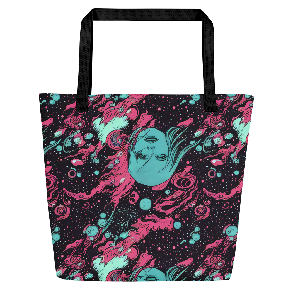 Large Tote Bag w/ Pocket - Spectral Dreamer