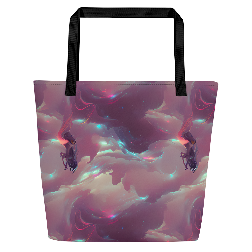 Large Tote Bag w/ Pocket - Astral Illusions