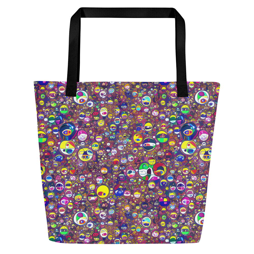 Large Tote Bag w/ Pocket - Eyes of Enchantment