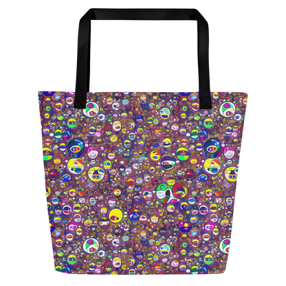 Large Tote Bag w/ Pocket - Eyes of Enchantment