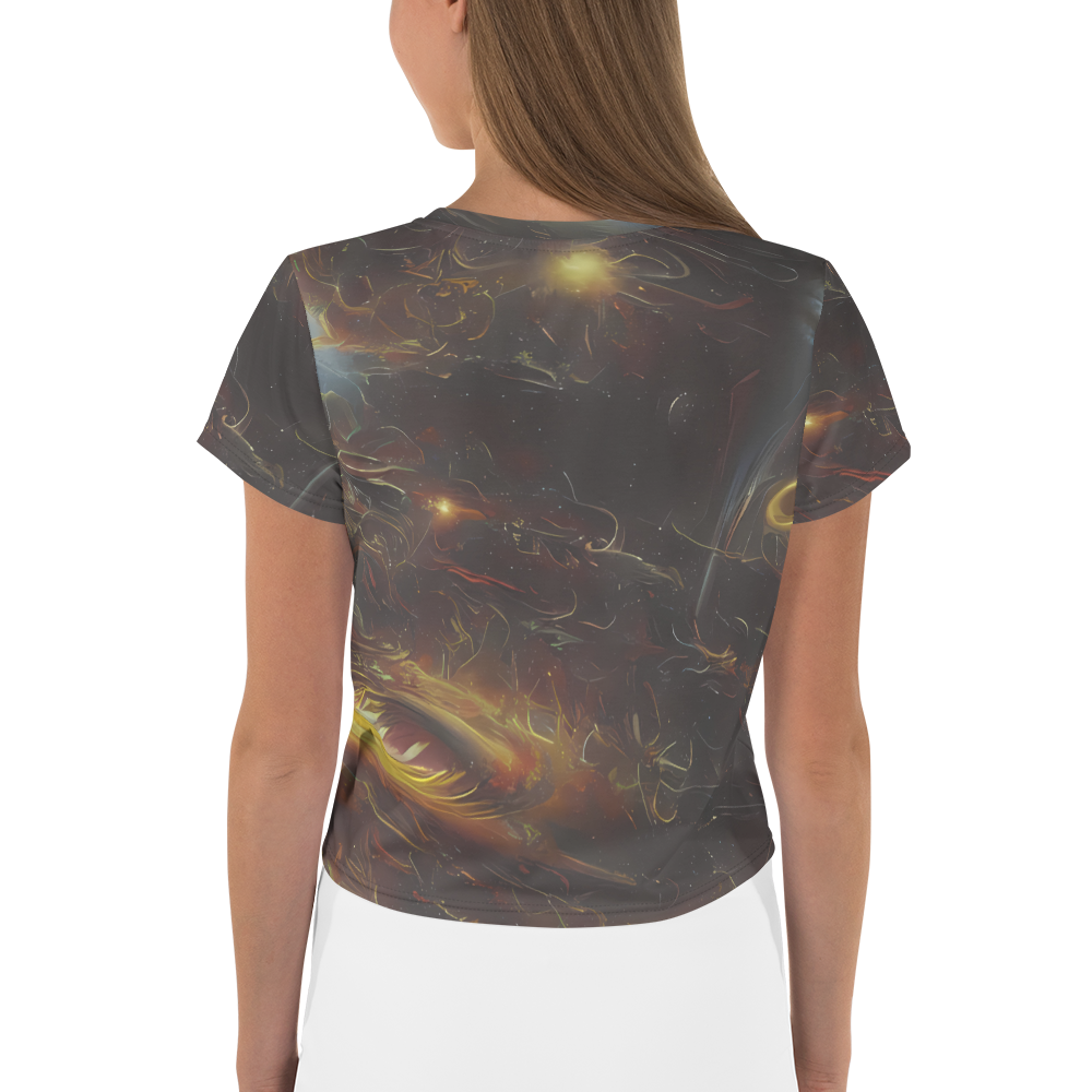 Women's Crop Tee - Quantum Illusions