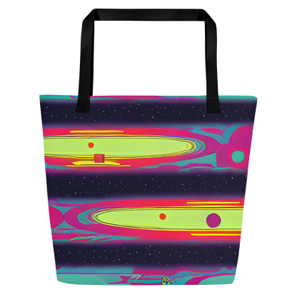 Large Tote Bag w/ Pocket - Astro Pop