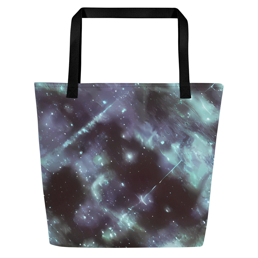 Large Tote Bag w/ Pocket - Roversi Nebula