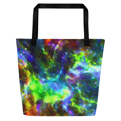 Large Tote Bag w/ Pocket - Neer Nebula