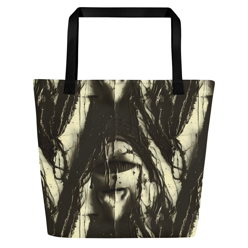 Large Tote Bag w/ Pocket - Eclipse Veil