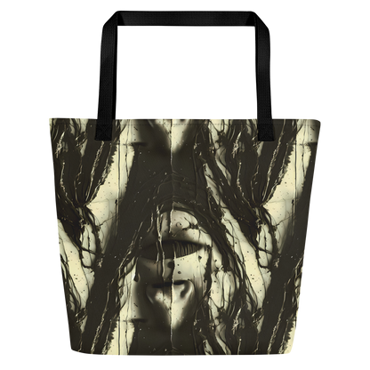 Large Tote Bag w/ Pocket - Eclipse Veil