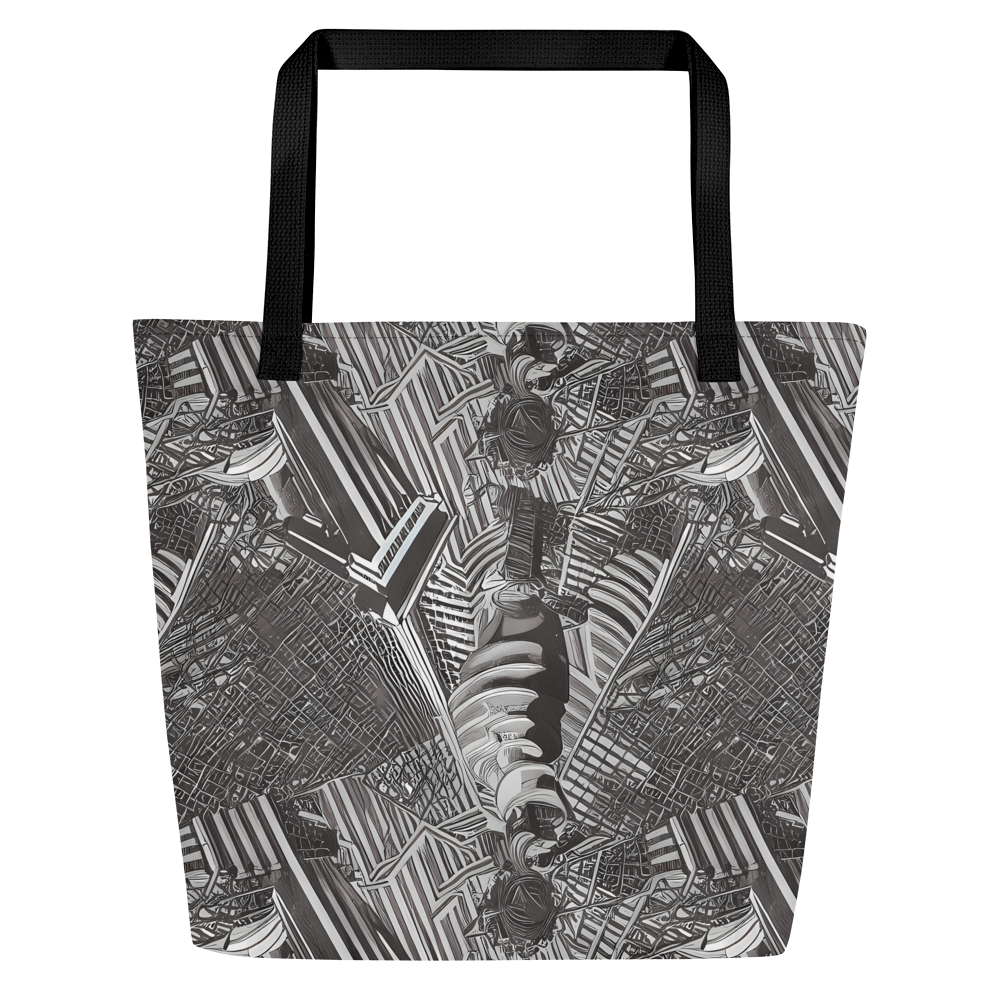 Large Tote Bag w/ Pocket - Piranesi's Web