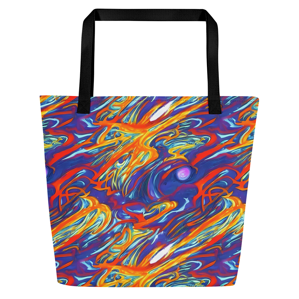 Large Tote Bag w/ Pocket - Galactic Ember