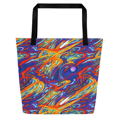 Large Tote Bag w/ Pocket - Galactic Ember