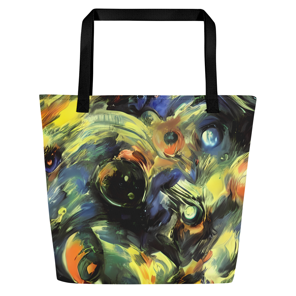 Large Tote Bag w/ Pocket - Seve Swirl