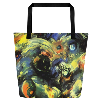 Large Tote Bag w/ Pocket - Seve Swirl