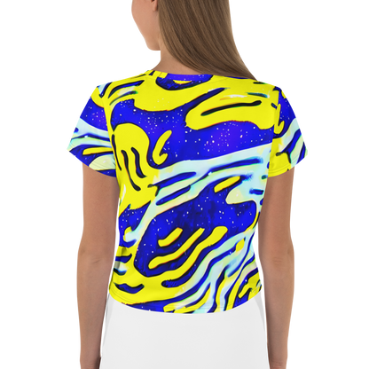 Women's Crop Tee - Electric Horizon