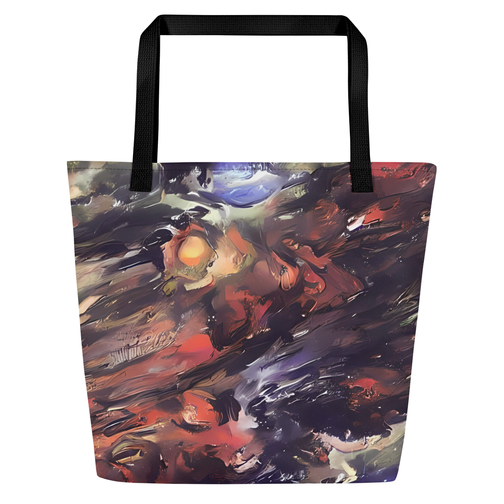 Large Tote Bag w/ Pocket - Twisted Terra