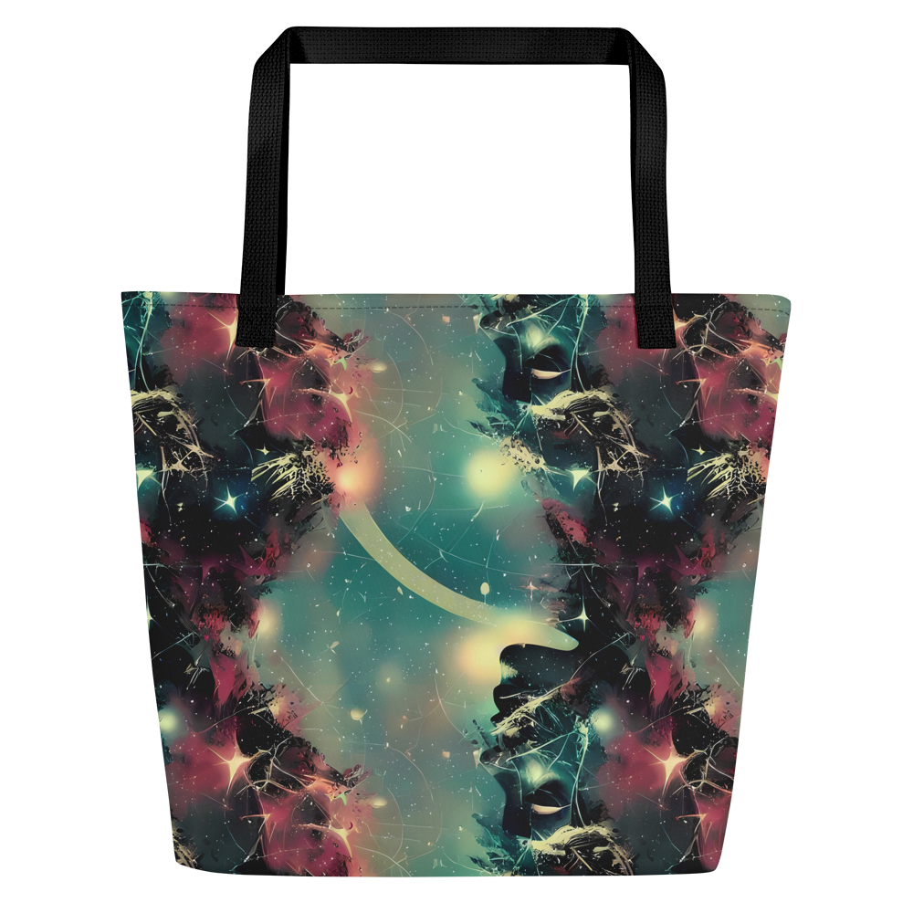 Large Tote Bag w/ Pocket - Galactic Serpent