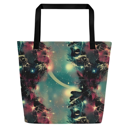 Large Tote Bag w/ Pocket - Galactic Serpent