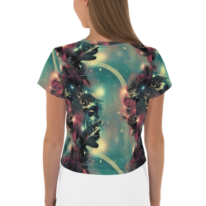 Women's Crop Tee - Galactic Serpent